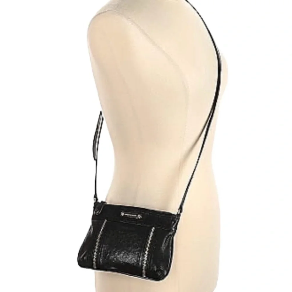 MICHAEL KORS-MOXLEY BLACK CROSSBODY BAG